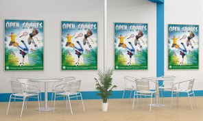 sublimer votre affiche avec Photoshop Open Sport