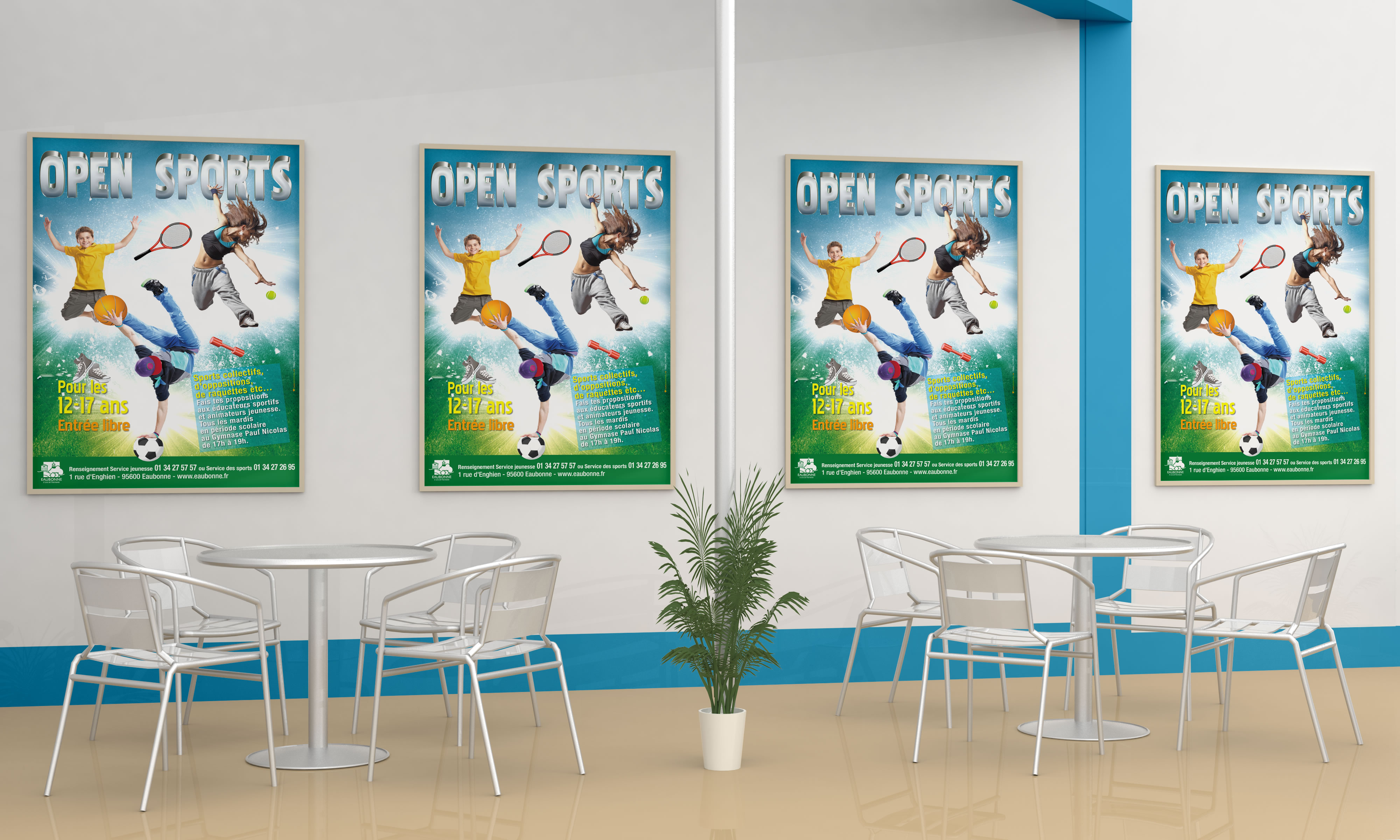 sublimer votre affiche avec Photoshop Open Sport